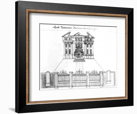 Lord Bateman's House in Soho Square, 1764-Haynes King-Framed Giclee Print