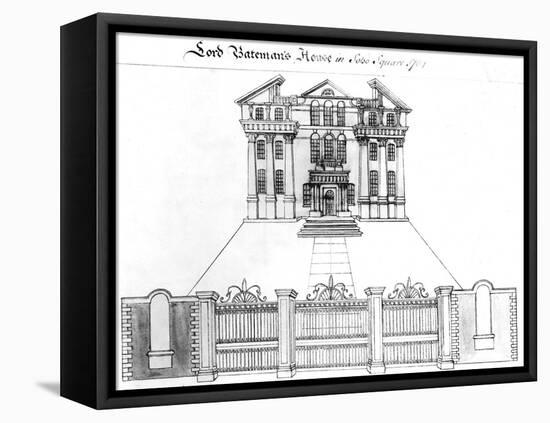 Lord Bateman's House in Soho Square, 1764-Haynes King-Framed Premier Image Canvas