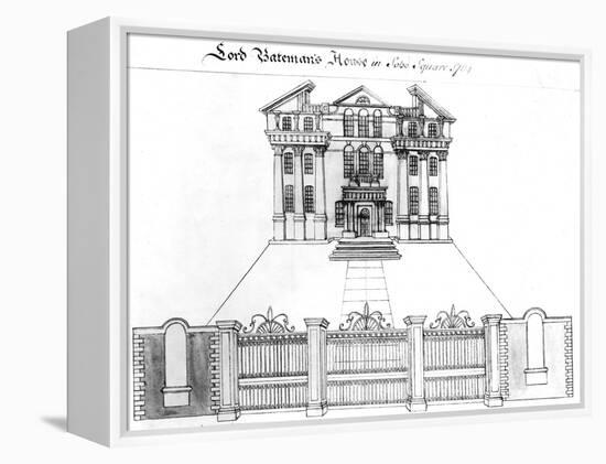 Lord Bateman's House in Soho Square, 1764-Haynes King-Framed Premier Image Canvas