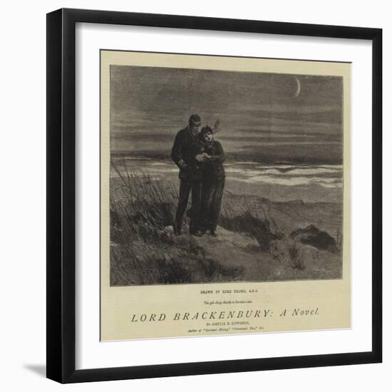 Lord Brackenbury, a Novel-Sir Samuel Luke Fildes-Framed Giclee Print