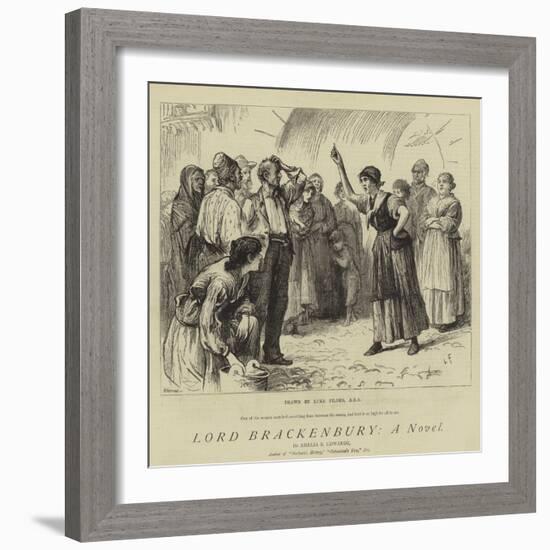 Lord Brackenbury, a Novel-Sir Samuel Luke Fildes-Framed Giclee Print