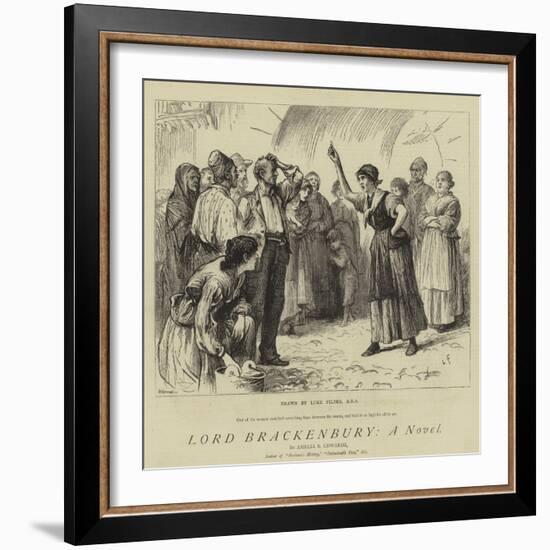 Lord Brackenbury, a Novel-Sir Samuel Luke Fildes-Framed Giclee Print