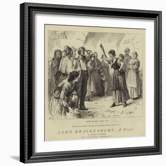 Lord Brackenbury, a Novel-Sir Samuel Luke Fildes-Framed Giclee Print