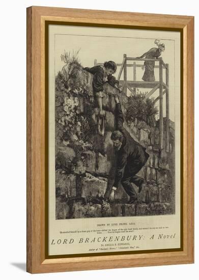 Lord Brackenbury, a Novel-Sir Samuel Luke Fildes-Framed Premier Image Canvas