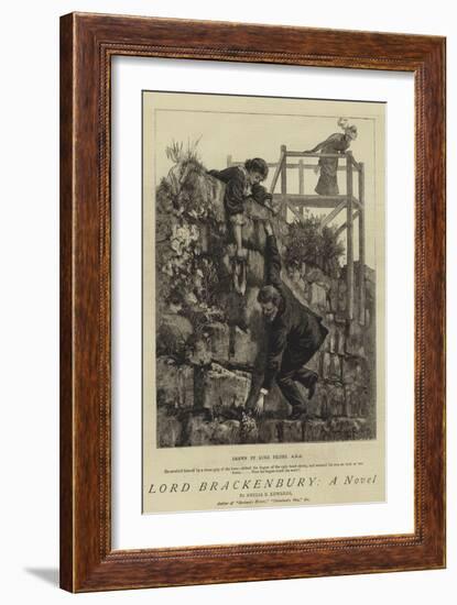 Lord Brackenbury, a Novel-Sir Samuel Luke Fildes-Framed Giclee Print