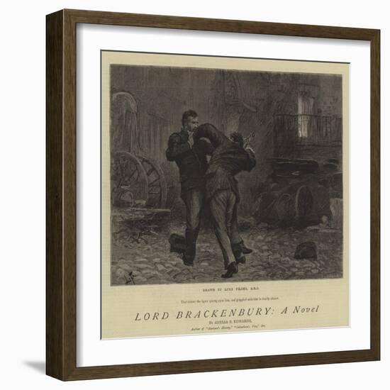 Lord Brackenbury, a Novel-Sir Samuel Luke Fildes-Framed Giclee Print