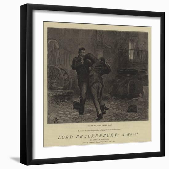 Lord Brackenbury, a Novel-Sir Samuel Luke Fildes-Framed Giclee Print