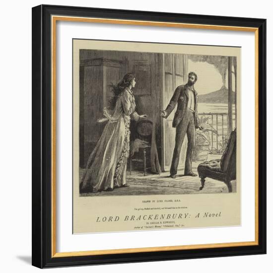 Lord Brackenbury, a Novel-Sir Samuel Luke Fildes-Framed Giclee Print