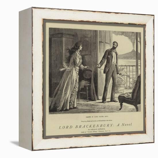 Lord Brackenbury, a Novel-Sir Samuel Luke Fildes-Framed Premier Image Canvas