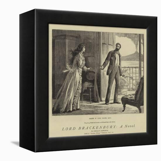 Lord Brackenbury, a Novel-Sir Samuel Luke Fildes-Framed Premier Image Canvas