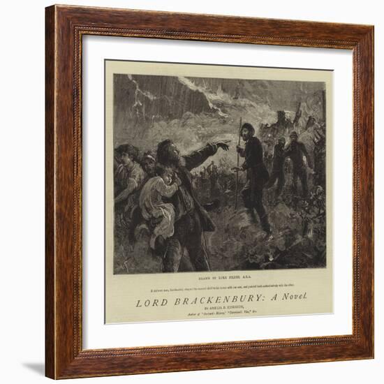 Lord Brackenbury, a Novel-Sir Samuel Luke Fildes-Framed Giclee Print