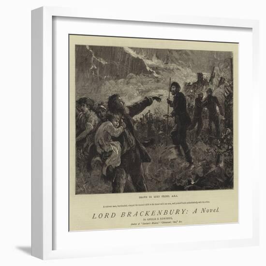 Lord Brackenbury, a Novel-Sir Samuel Luke Fildes-Framed Giclee Print