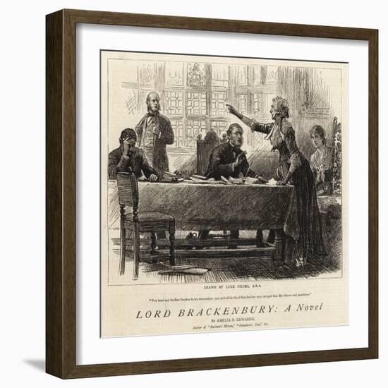 Lord Brackenbury, a Novel-Sir Samuel Luke Fildes-Framed Giclee Print