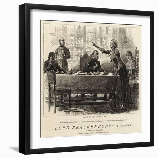 Lord Brackenbury, a Novel-Sir Samuel Luke Fildes-Framed Giclee Print