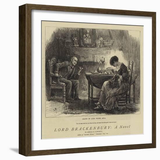 Lord Brackenbury, a Novel-Sir Samuel Luke Fildes-Framed Giclee Print