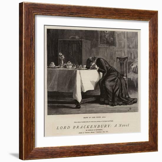 Lord Brackenbury, a Novel-Sir Samuel Luke Fildes-Framed Giclee Print