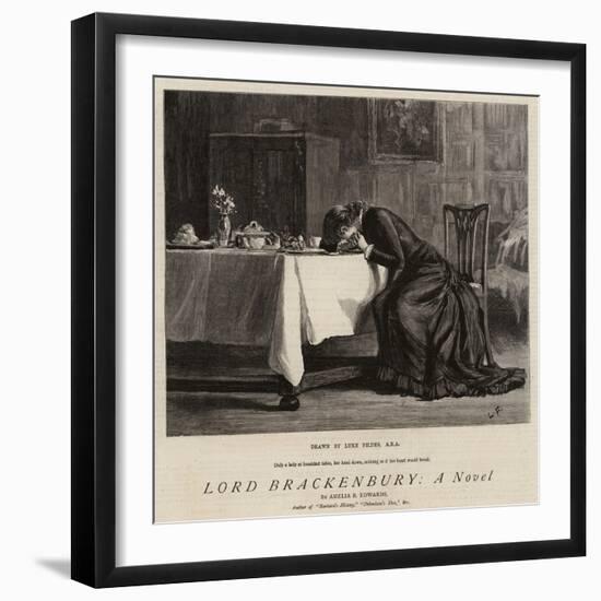 Lord Brackenbury, a Novel-Sir Samuel Luke Fildes-Framed Giclee Print