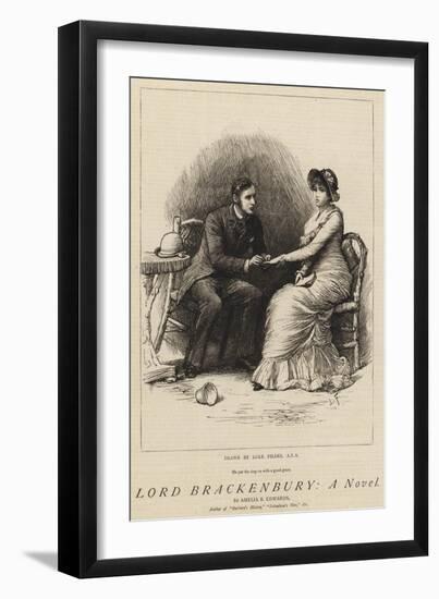 Lord Brackenbury, a Novel-Sir Samuel Luke Fildes-Framed Giclee Print