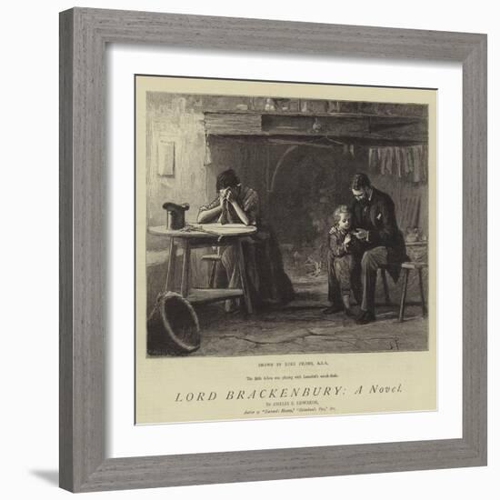 Lord Brackenbury, a Novel-Sir Samuel Luke Fildes-Framed Giclee Print