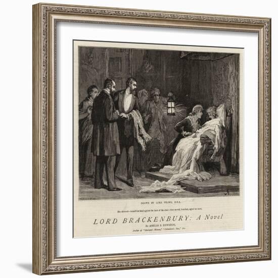 Lord Brackenbury, a Novel-Sir Samuel Luke Fildes-Framed Giclee Print