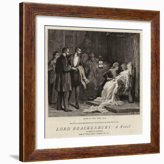 Lord Brackenbury, a Novel-Sir Samuel Luke Fildes-Framed Giclee Print