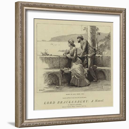 Lord Brackenbury, a Novel-Sir Samuel Luke Fildes-Framed Giclee Print