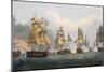 Lord Bridport's Action Off Port L'Orient, June 23rd 1795-Thomas Whitcombe-Mounted Giclee Print