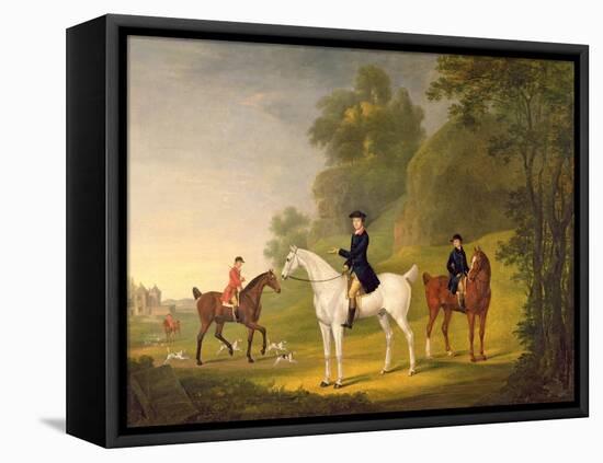 Lord Bulkeley and His Harriers, His Huntsman John Wells and Whipper-In R. Jennings, 1773-Francis Sartorius-Framed Premier Image Canvas