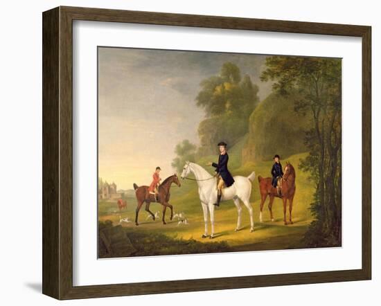 Lord Bulkeley and His Harriers, His Huntsman John Wells and Whipper-In R. Jennings, 1773-Francis Sartorius-Framed Giclee Print