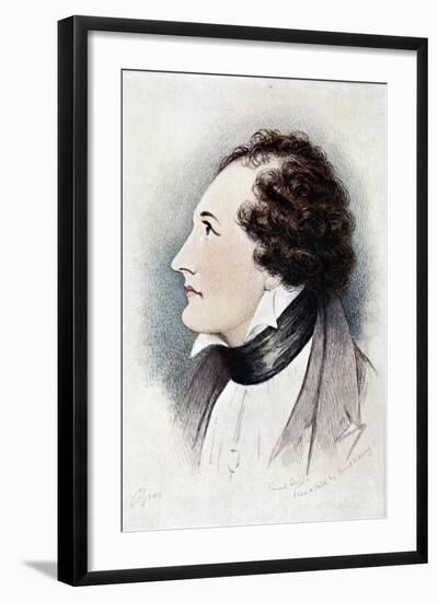 Lord Byron, Anglo-Scottish Poet, Early 19th Century-Ernest Lloyd-Framed Giclee Print