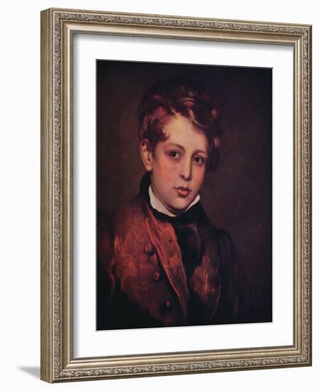 'Lord Byron as a Boy', 1799, (1947)-Thomas Lawrence-Framed Giclee Print