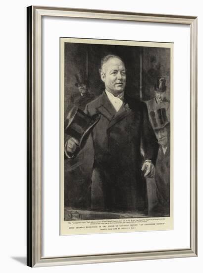 Lord Charles Beresford in the House of Commons Moving An Unopposed Return-Sydney Prior Hall-Framed Giclee Print