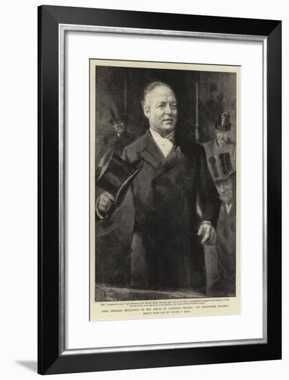 Lord Charles Beresford in the House of Commons Moving An Unopposed Return-Sydney Prior Hall-Framed Giclee Print