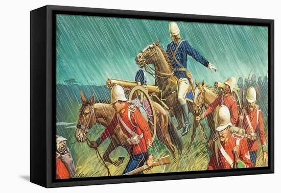 Lord Chelmsford and His Men in the Zulu Wars-Severino Baraldi-Framed Premier Image Canvas