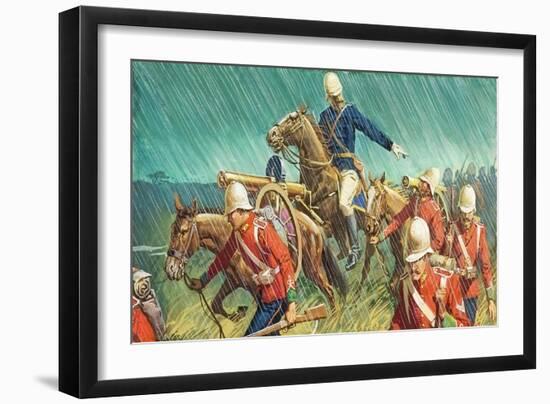 Lord Chelmsford and His Men in the Zulu Wars-Severino Baraldi-Framed Giclee Print