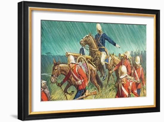 Lord Chelmsford and His Men in the Zulu Wars-Severino Baraldi-Framed Giclee Print