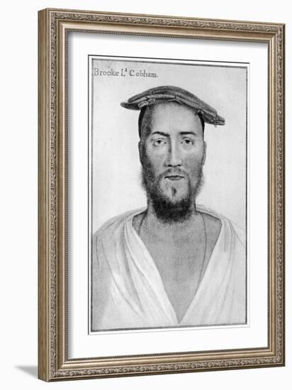 Lord Cobham, 16th Century-Hans Holbein the Younger-Framed Giclee Print