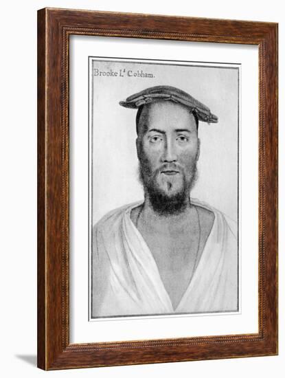 Lord Cobham, 16th Century-Hans Holbein the Younger-Framed Giclee Print