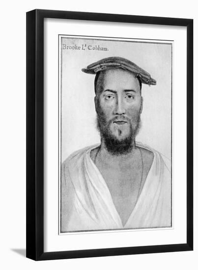 Lord Cobham, 16th Century-Hans Holbein the Younger-Framed Giclee Print
