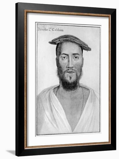 Lord Cobham, 16th Century-Hans Holbein the Younger-Framed Giclee Print