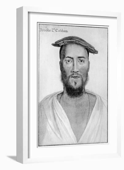 Lord Cobham, 16th Century-Hans Holbein the Younger-Framed Giclee Print