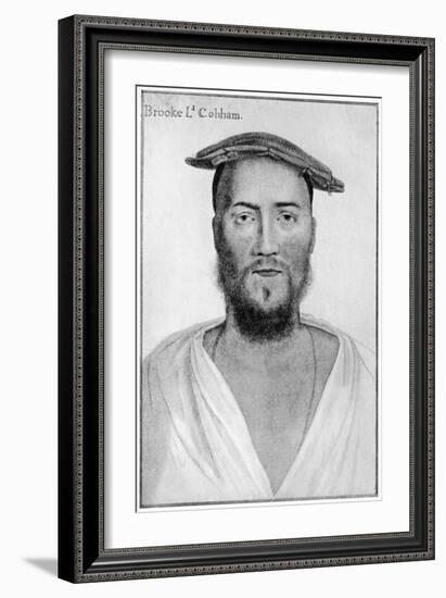 Lord Cobham, 16th Century-Hans Holbein the Younger-Framed Giclee Print