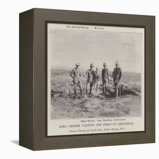 Lord Cromer Visiting the Field of Omdurman-null-Framed Premier Image Canvas