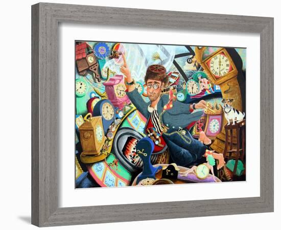 Lord Cut-Glass Listens to the Maddening Tick-Tock of His Clocks, 2005-Tony Todd-Framed Giclee Print