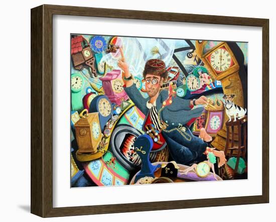 Lord Cut-Glass Listens to the Maddening Tick-Tock of His Clocks, 2005-Tony Todd-Framed Giclee Print