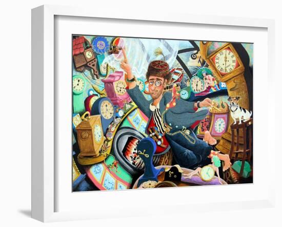 Lord Cut-Glass Listens to the Maddening Tick-Tock of His Clocks, 2005-Tony Todd-Framed Giclee Print