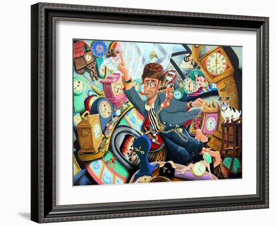 Lord Cut-Glass Listens to the Maddening Tick-Tock of His Clocks, 2005-Tony Todd-Framed Giclee Print