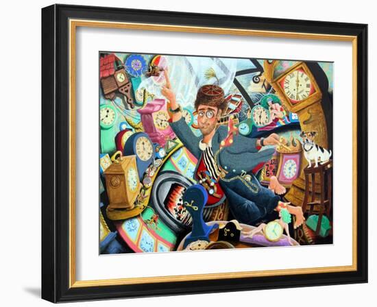 Lord Cut-Glass Listens to the Maddening Tick-Tock of His Clocks, 2005-Tony Todd-Framed Giclee Print