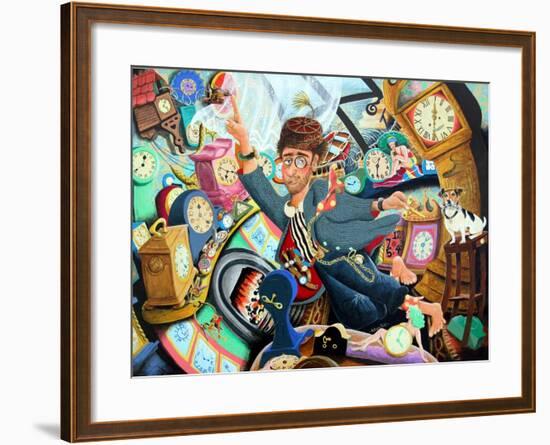 Lord Cut-Glass Listens to the Maddening Tick-Tock of His Clocks, 2005-Tony Todd-Framed Giclee Print