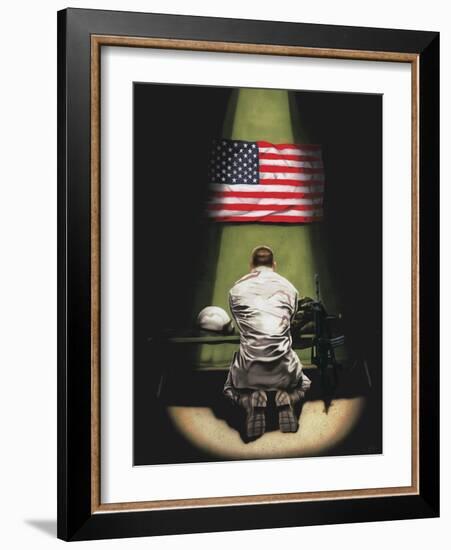 Lord Grant Me the Strength-Marc Wolfe-Framed Giclee Print